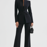 Georgina - Conjunto con blazer y pantalones palazzo