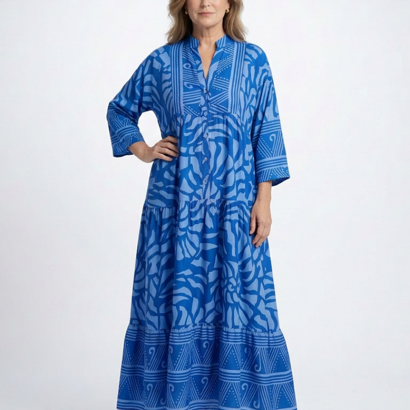 Amandine | Midi-Kleid mit Knöpfen