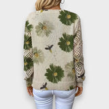 Carina | Suéter Floral Delicado
