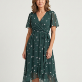 Chloé | Midi-Kleid mit abstraktem Muster