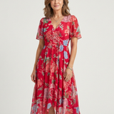 Chloé | Midi-Kleid mit abstraktem Muster