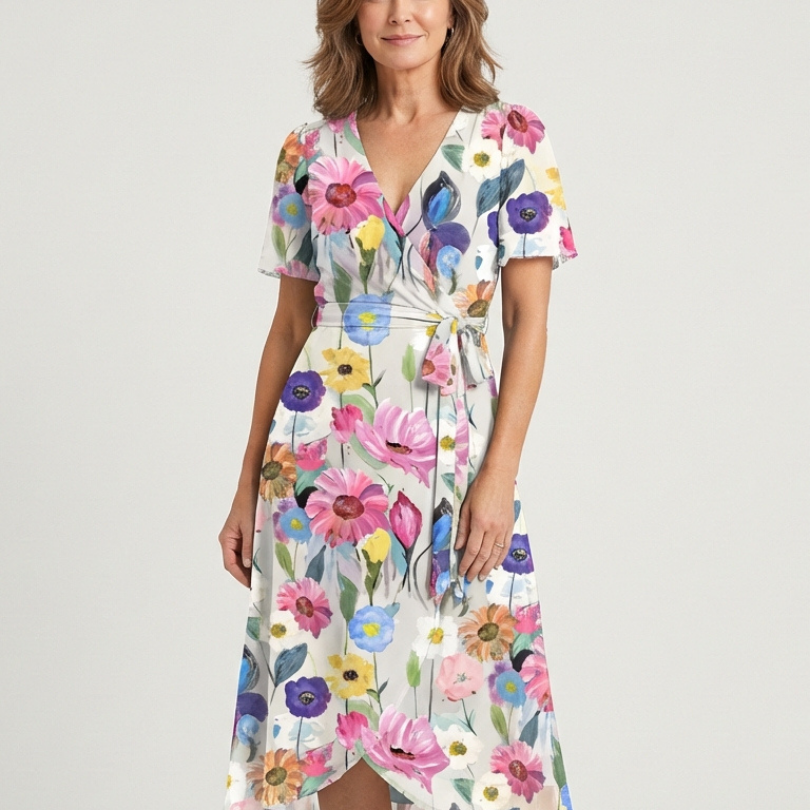 Chloé | Midi-Kleid mit abstraktem Muster