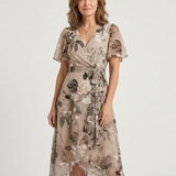 Chloé | Midi-Kleid mit abstraktem Muster