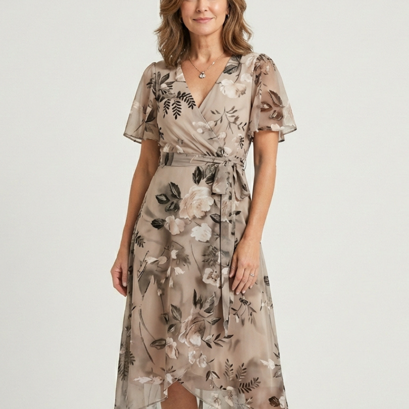 Chloé | Midi-Kleid mit abstraktem Muster