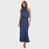 Benthe | Vestido Midi con Diseño Off-the-Shoulder